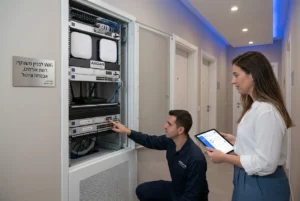 רשת WiFi לבניין מגורים משותף: רשת אורחים, אבטחה וניהול לועד הבית. WiFi לבניין משותף